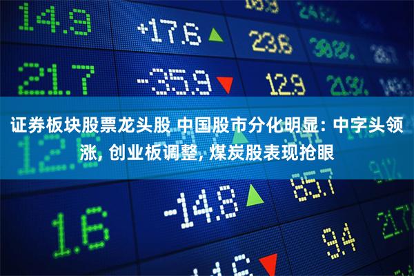 证券板块股票龙头股 中国股市分化明显: 中字头领涨, 创业板调整, 煤炭股表现抢眼