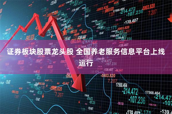 证券板块股票龙头股 全国养老服务信息平台上线运行