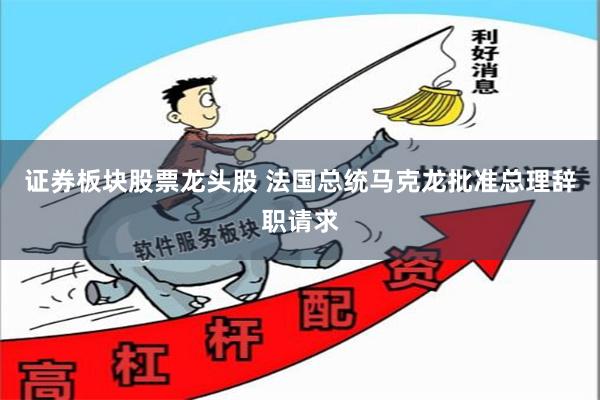 证券板块股票龙头股 法国总统马克龙批准总理辞职请求