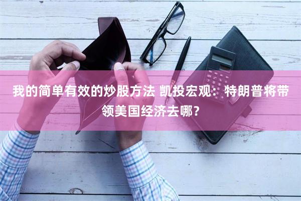 我的简单有效的炒股方法 凯投宏观：特朗普将带领美国经济去哪？