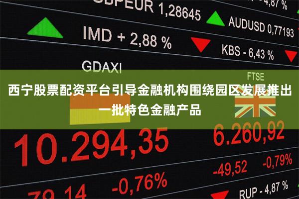 西宁股票配资平台引导金融机构围绕园区发展推出一批特色金融产品