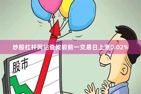 炒股杠杆网站查找较前一交易日上涨0.02%